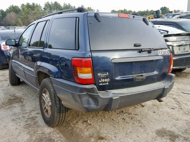 1J4GW48S53C512070 - 2003 JEEP GRAND CHER BLUE photo 3