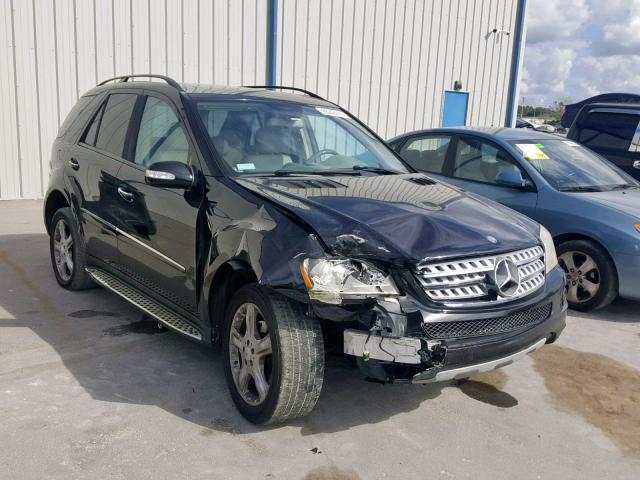 4JGBB86E88A353687 - 2008 MERCEDES-BENZ ML 350 BLACK photo 1