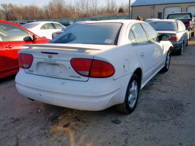 1G3NL52F14C117375 - 2004 OLDSMOBILE ALERO GL WHITE photo 4