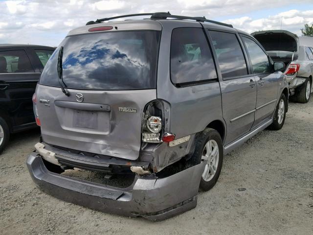 JM3LW28A150550469 - 2005 MAZDA MPV WAGON GRAY photo 4