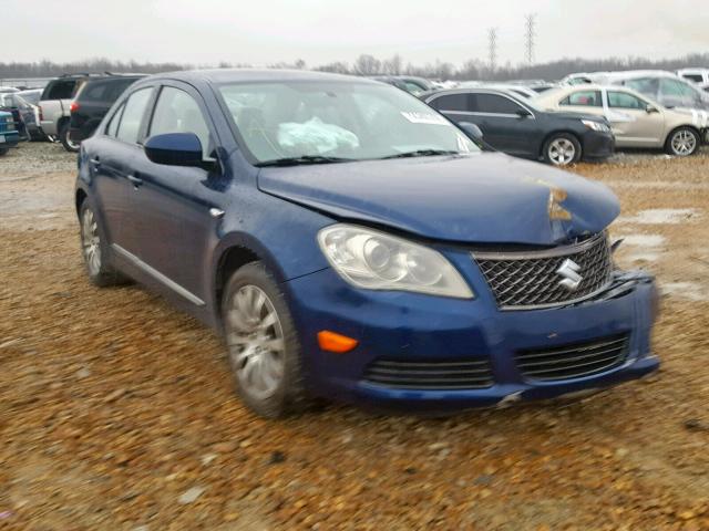 JS2RE9A38D6100409 - 2013 SUZUKI KIZASHI SE BLUE photo 1