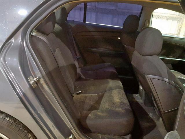 1G1ZH57B89F102962 - 2009 CHEVROLET MALIBU 1LT GRAY photo 6