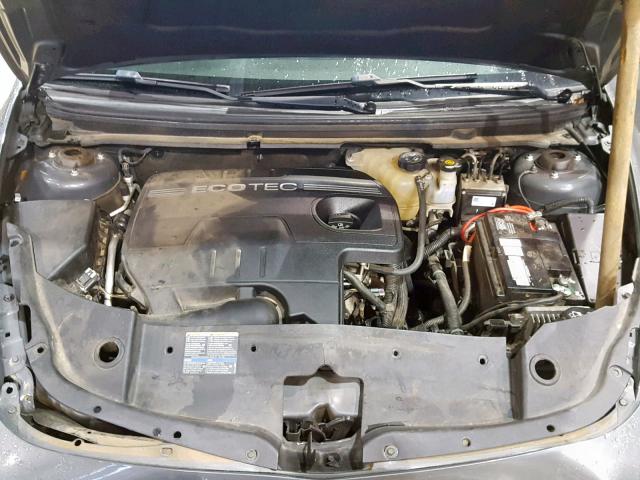 1G1ZH57B89F102962 - 2009 CHEVROLET MALIBU 1LT GRAY photo 7