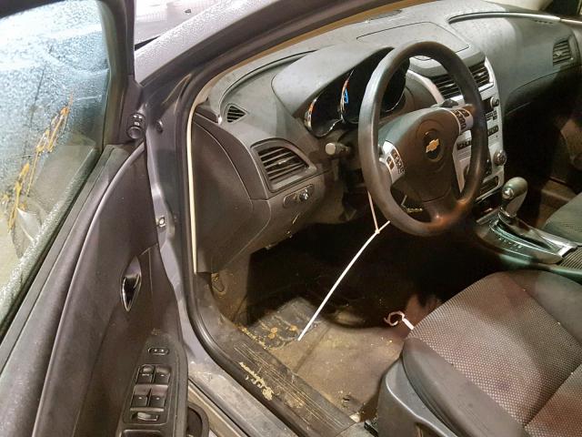 1G1ZH57B89F102962 - 2009 CHEVROLET MALIBU 1LT GRAY photo 9