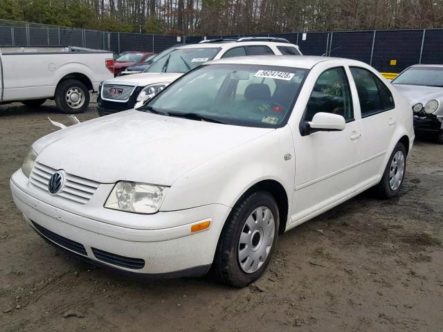 3VWRK69M42M094195 - 2002 VOLKSWAGEN JETTA GL WHITE photo 2