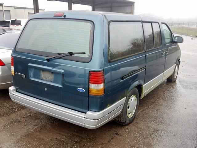 1FMDA31UXTZB30963 - 1996 FORD AEROSTAR GREEN photo 4