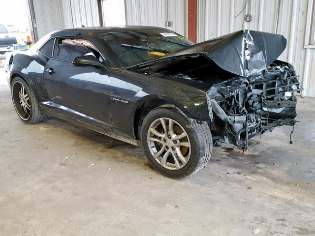 2G1FA1E36D9174112 - 2013 CHEVROLET CAMARO LS BLACK photo 1