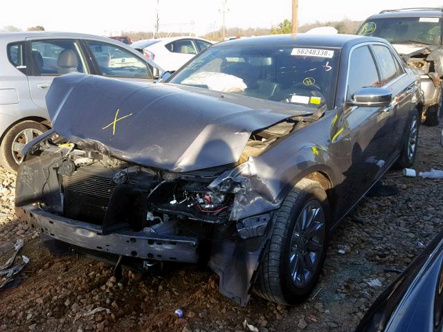 2C3CCAET2DH518520 - 2013 CHRYSLER 300C GRAY photo 2