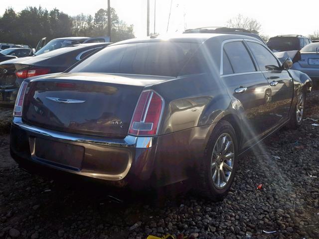 2C3CCAET2DH518520 - 2013 CHRYSLER 300C GRAY photo 4