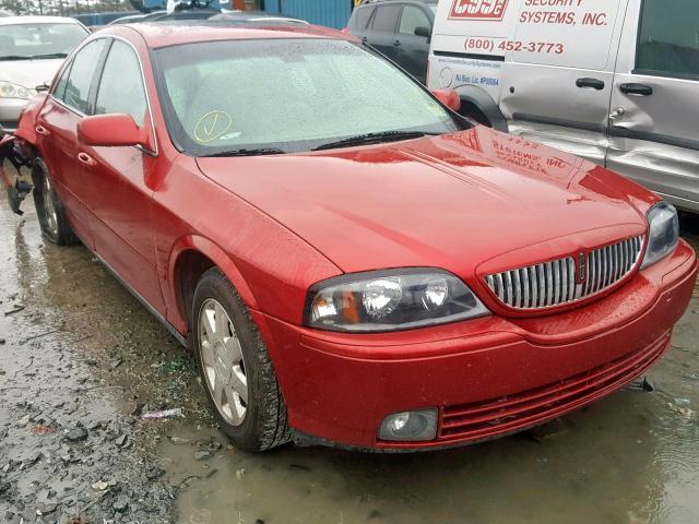 1LNHM86S65Y626610 - 2005 LINCOLN LS RED photo 1