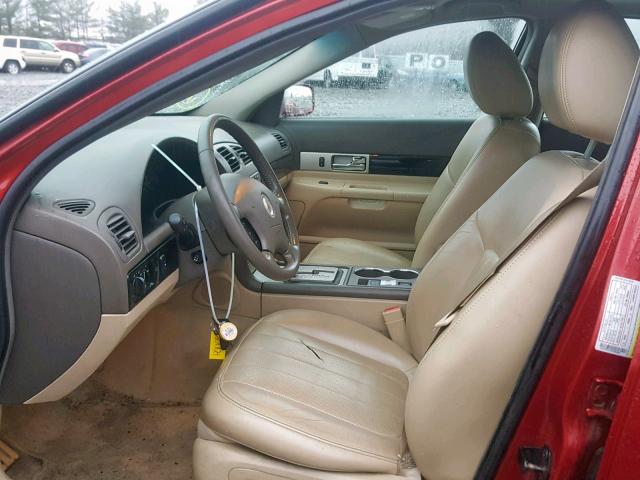 1LNHM86S65Y626610 - 2005 LINCOLN LS RED photo 5