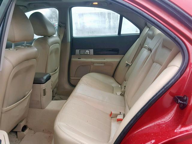 1LNHM86S65Y626610 - 2005 LINCOLN LS RED photo 6