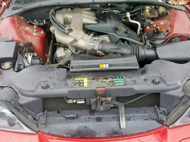 1LNHM86S65Y626610 - 2005 LINCOLN LS RED photo 7