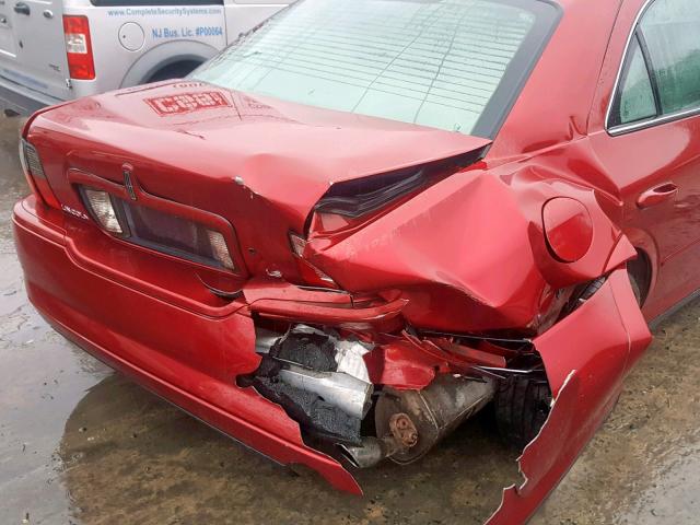 1LNHM86S65Y626610 - 2005 LINCOLN LS RED photo 9