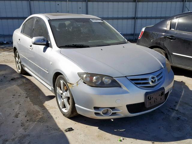 JM1BK323851244735 - 2005 MAZDA 3 S SILVER photo 1