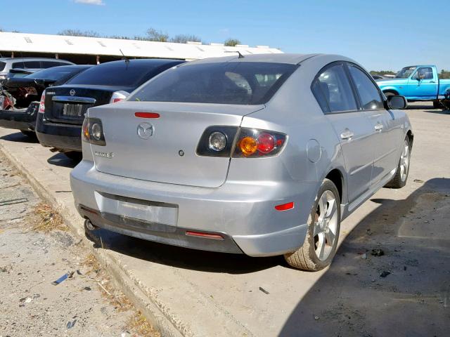 JM1BK323851244735 - 2005 MAZDA 3 S SILVER photo 4