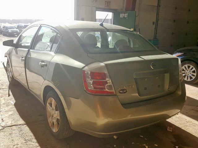 3N1AB61E48L684595 - 2008 NISSAN SENTRA 2.0 GREEN photo 3