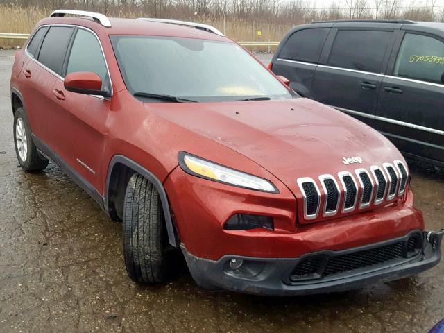 1C4PJLCB1GW160048 - 2016 JEEP CHEROKEE L BURGUNDY photo 1