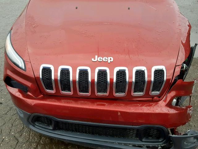 1C4PJLCB1GW160048 - 2016 JEEP CHEROKEE L BURGUNDY photo 7