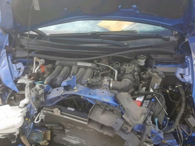 3HGGK5H85FM745673 - 2015 HONDA FIT EX BLUE photo 7