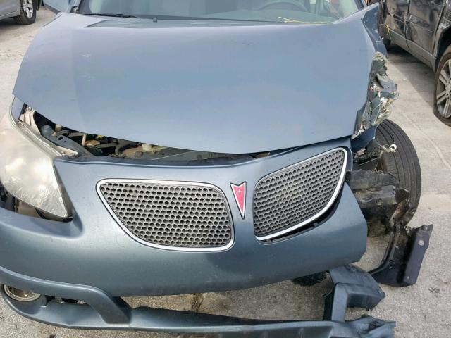 5Y2SL65888Z417844 - 2008 PONTIAC VIBE GRAY photo 7