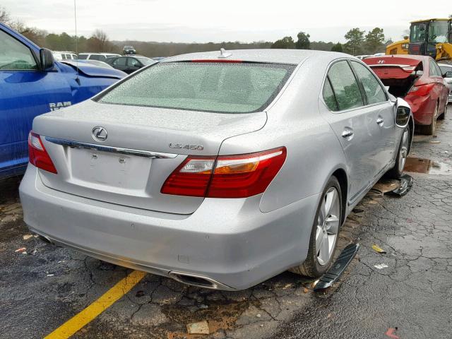 JTHBL5EF0C5111308 - 2012 LEXUS LS 460 SILVER photo 4