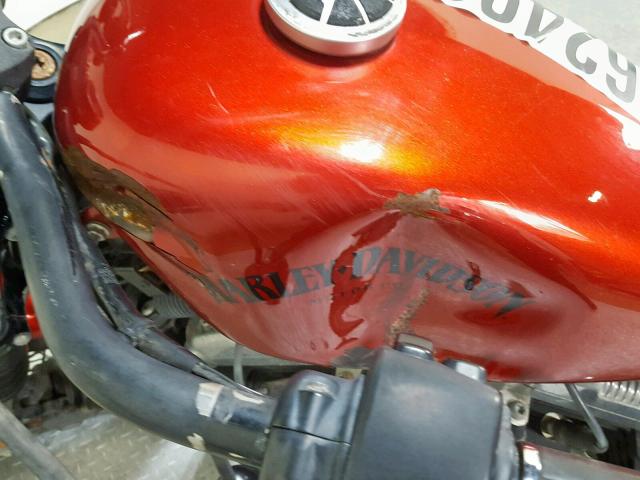 1HD1CZ314BC428657 - 2011 HARLEY-DAVIDSON XL1200 N RED photo 13