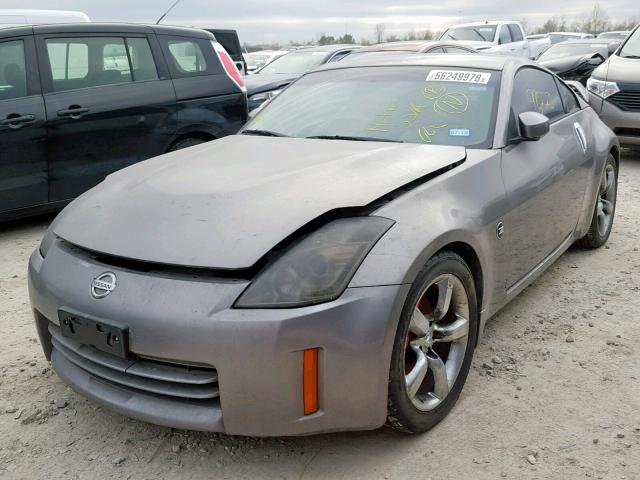 JN1BZ34DX7M503716 - 2007 NISSAN 350Z COUPE GRAY photo 2