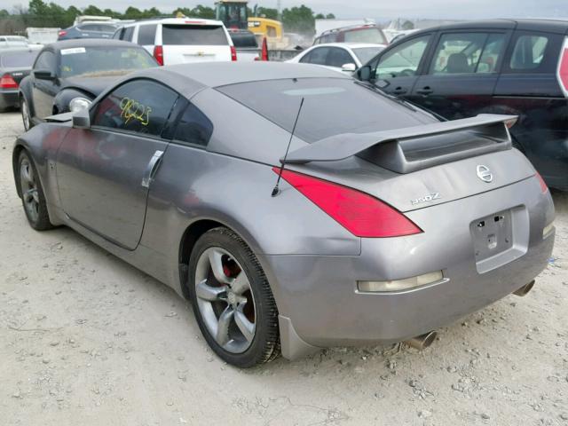 JN1BZ34DX7M503716 - 2007 NISSAN 350Z COUPE GRAY photo 3