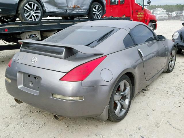 JN1BZ34DX7M503716 - 2007 NISSAN 350Z COUPE GRAY photo 4