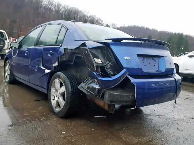 1G8AL55F66Z188916 - 2006 SATURN ION LEVEL BLUE photo 3