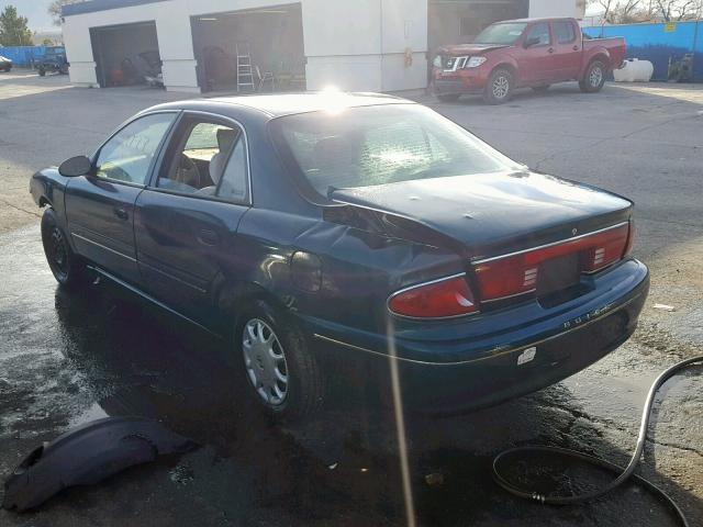 2G4WS52J311177859 - 2001 BUICK CENTURY CU GREEN photo 3