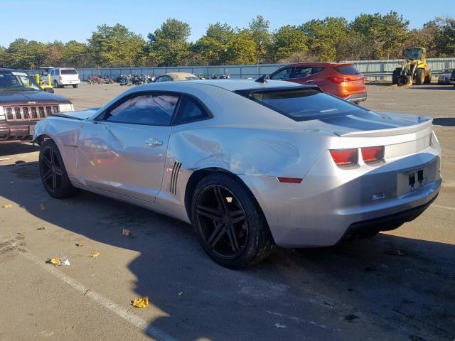 2G1FA1E31C9142781 - 2012 CHEVROLET CAMARO LS SILVER photo 3