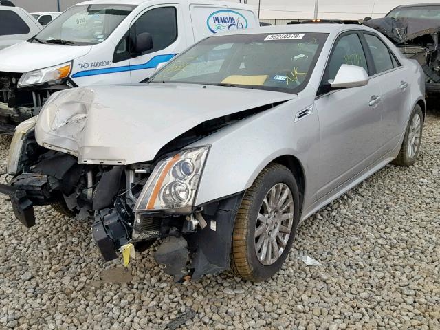 1G6DE5EG0A0132542 - 2010 CADILLAC CTS LUXURY SILVER photo 2