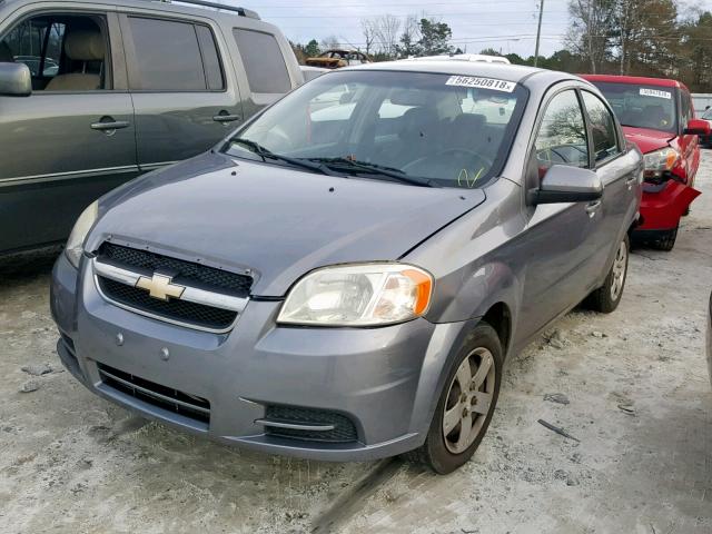 KL1TD5DEXBB182454 - 2011 CHEVROLET AVEO LS GRAY photo 2
