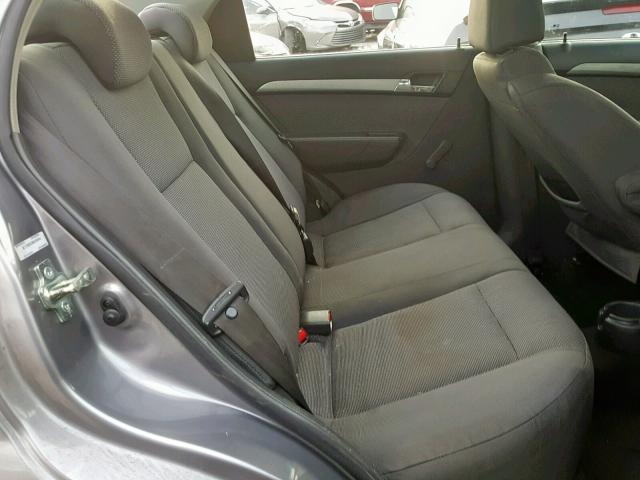 KL1TD5DEXBB182454 - 2011 CHEVROLET AVEO LS GRAY photo 6