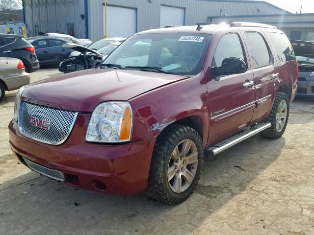 1GKFC13077R316542 - 2007 GMC YUKON MAROON photo 2