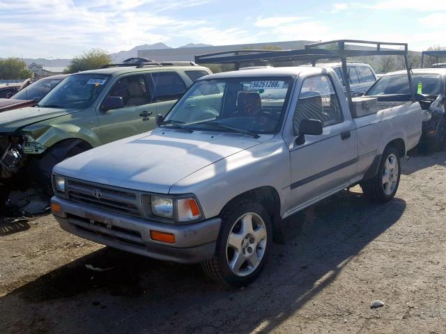 JT4RN81AXN0101634 - 1992 TOYOTA PICKUP 1/2 SILVER photo 2