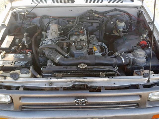 JT4RN81AXN0101634 - 1992 TOYOTA PICKUP 1/2 SILVER photo 7