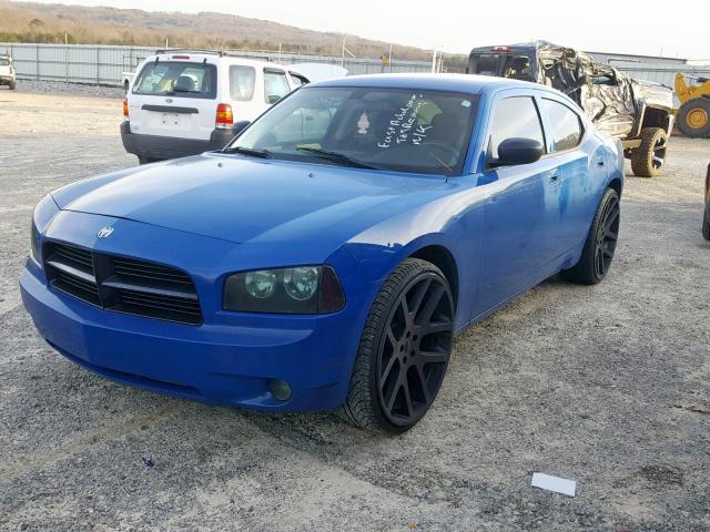 2B3KA33V69H562574 - 2009 DODGE CHARGER SX BLUE photo 2