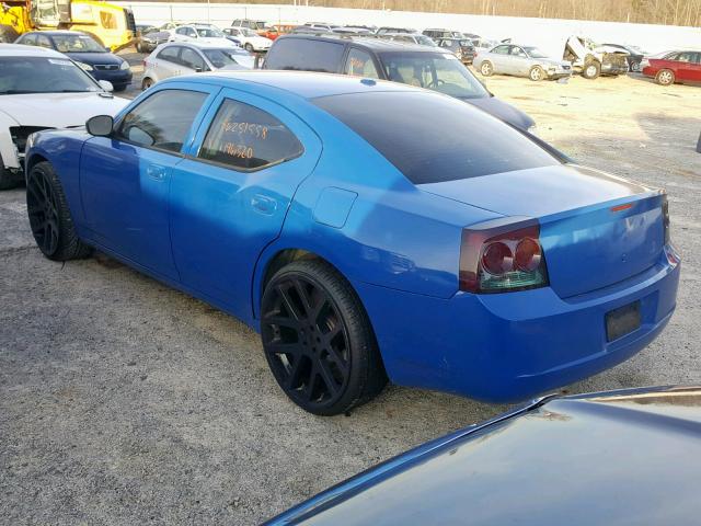 2B3KA33V69H562574 - 2009 DODGE CHARGER SX BLUE photo 3