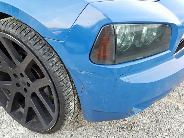 2B3KA33V69H562574 - 2009 DODGE CHARGER SX BLUE photo 9