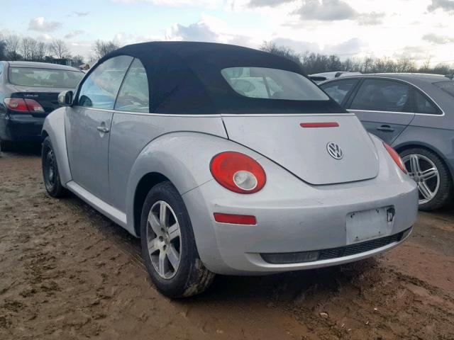 3VWRG31Y96M330019 - 2006 VOLKSWAGEN NEW BEETLE Gümüş foto 3