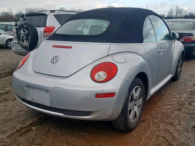 3VWRG31Y96M330019 - 2006 VOLKSWAGEN NEW BEETLE Gümüş foto 4