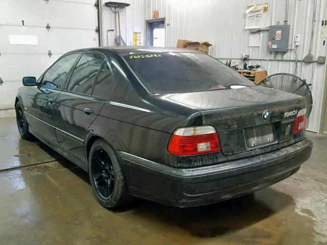 WBADN63412GN85814 - 2002 BMW 540 I AUTO BLACK photo 3