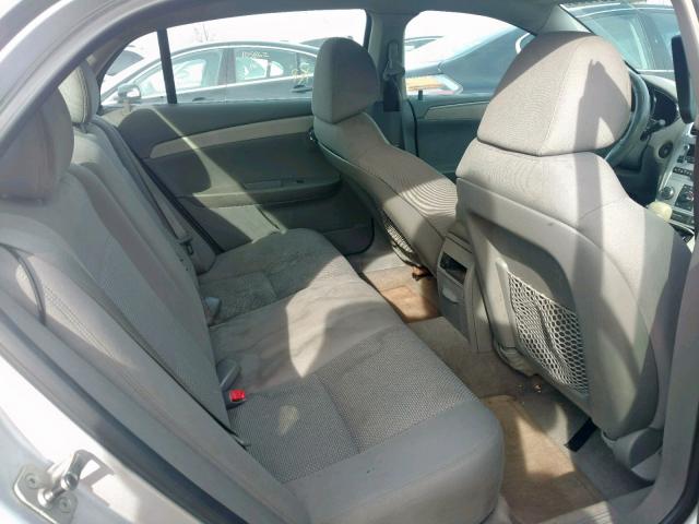 1G1ZB5EB8AF120841 - 2010 CHEVROLET MALIBU LS ვერცხლისფერი ფოტო 6