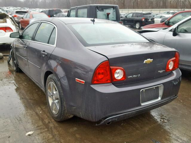 1G1ZD5EB2A4123756 - 2010 CHEVROLET MALIBU 2LT GRAY photo 3