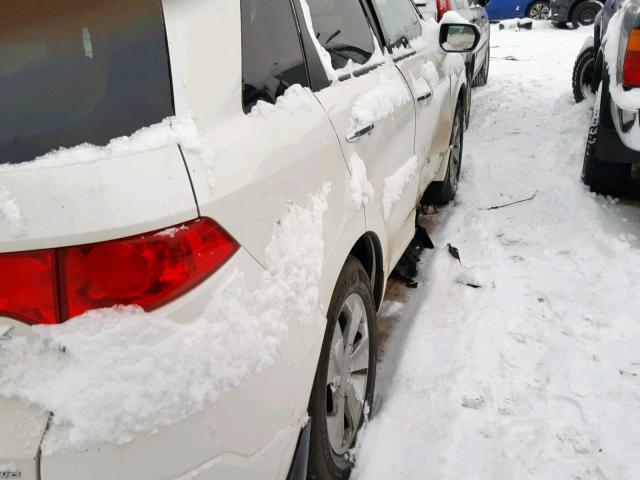 5J8TB18277A802974 - 2007 ACURA RDX WHITE photo 4