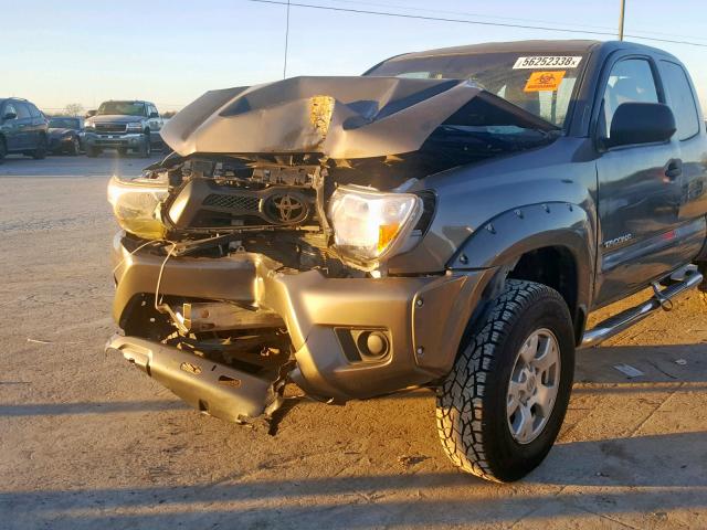 5TFTX4GN8DX018826 - 2013 TOYOTA TACOMA PRE GRAY photo 9