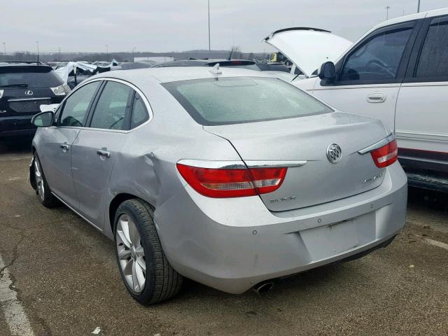 1G4PR5SK4D4105697 - 2013 BUICK VERANO CON SILVER photo 3